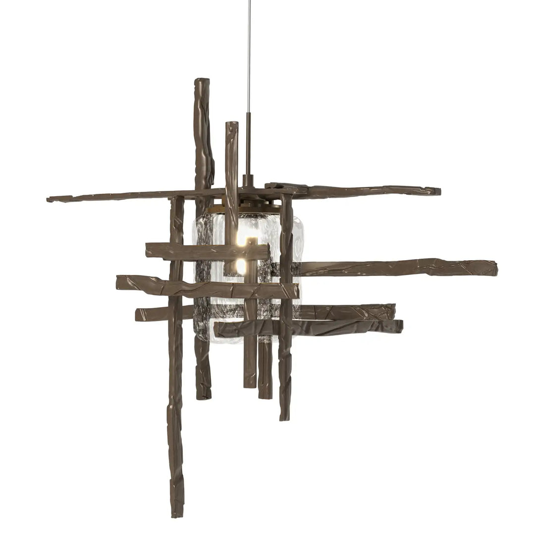 HUBBARDTON FORGE, TURA SEEDED GLASS LOW VOLTAGE PENDANT, PENDANT LIGHT