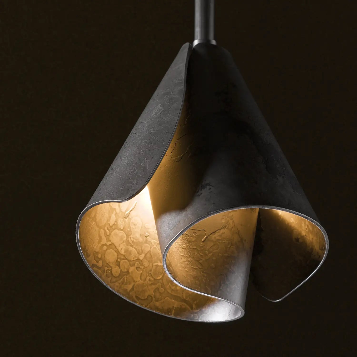 Hubbardton Forge, Mobius Steel Shade Pendant, PENDANT LIGHT