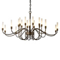 Hubbardton Forge, LISSE 20 ARM CHANDELIER | 192043-1002, CHANDELIER LIGHT