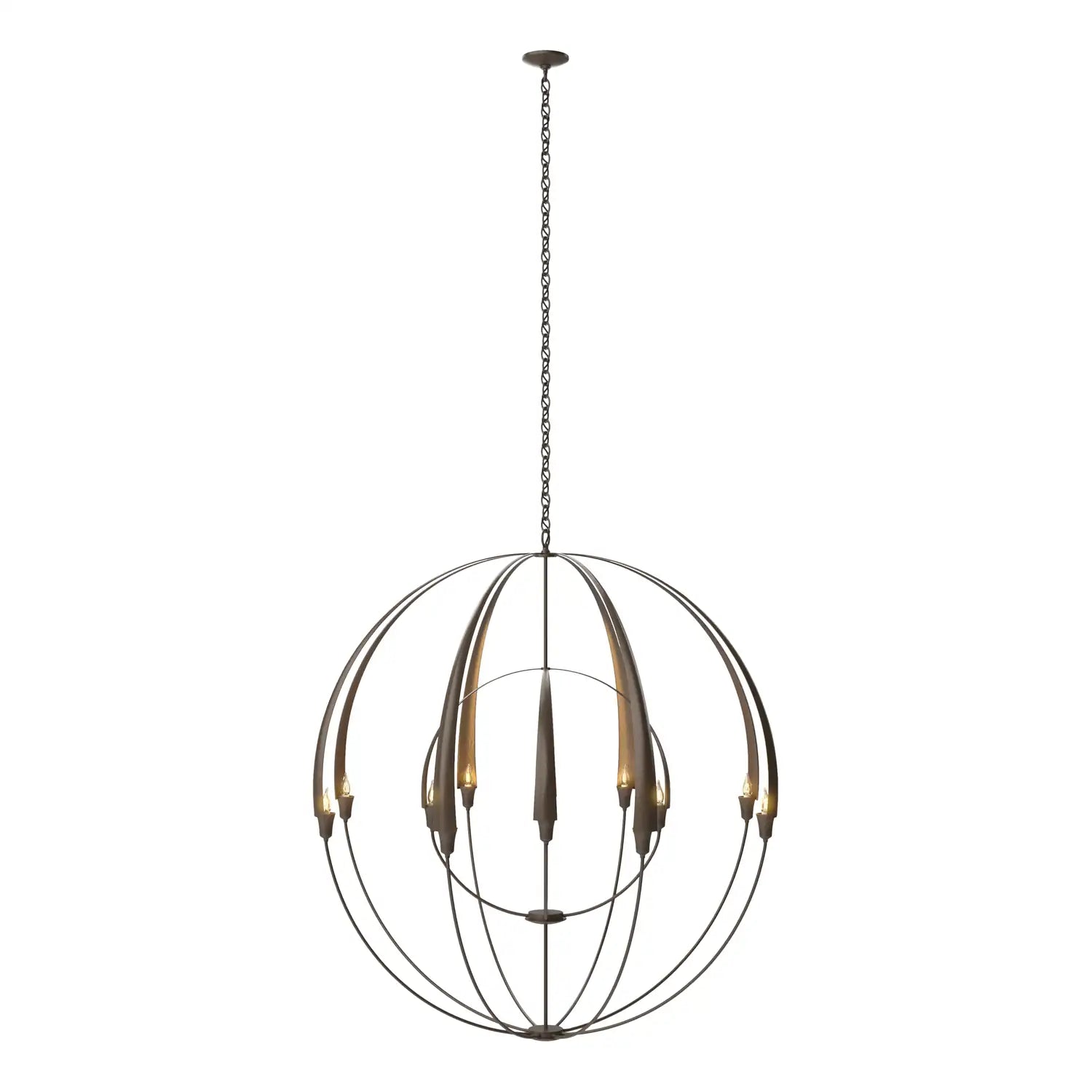Hubbardton Forge, DOUBLE CIRQUE SCALE CHANDELIER | 194248-1002, CHANDELIER LIGHT