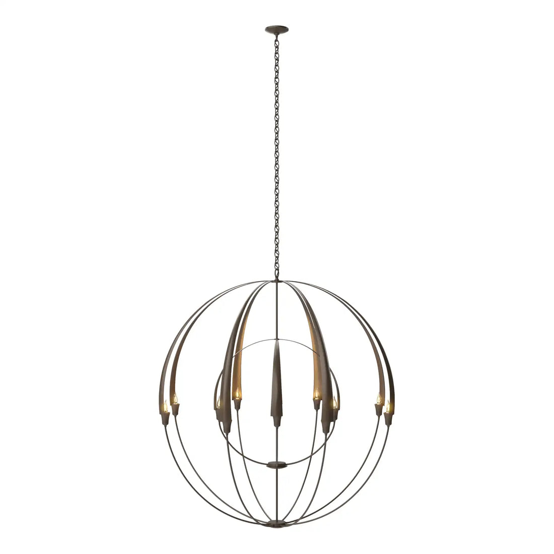 HUBBARDTON FORGE, DOUBLE CIRQUE SCALE CHANDELIER | 194248-1002, CHANDELIER LIGHT