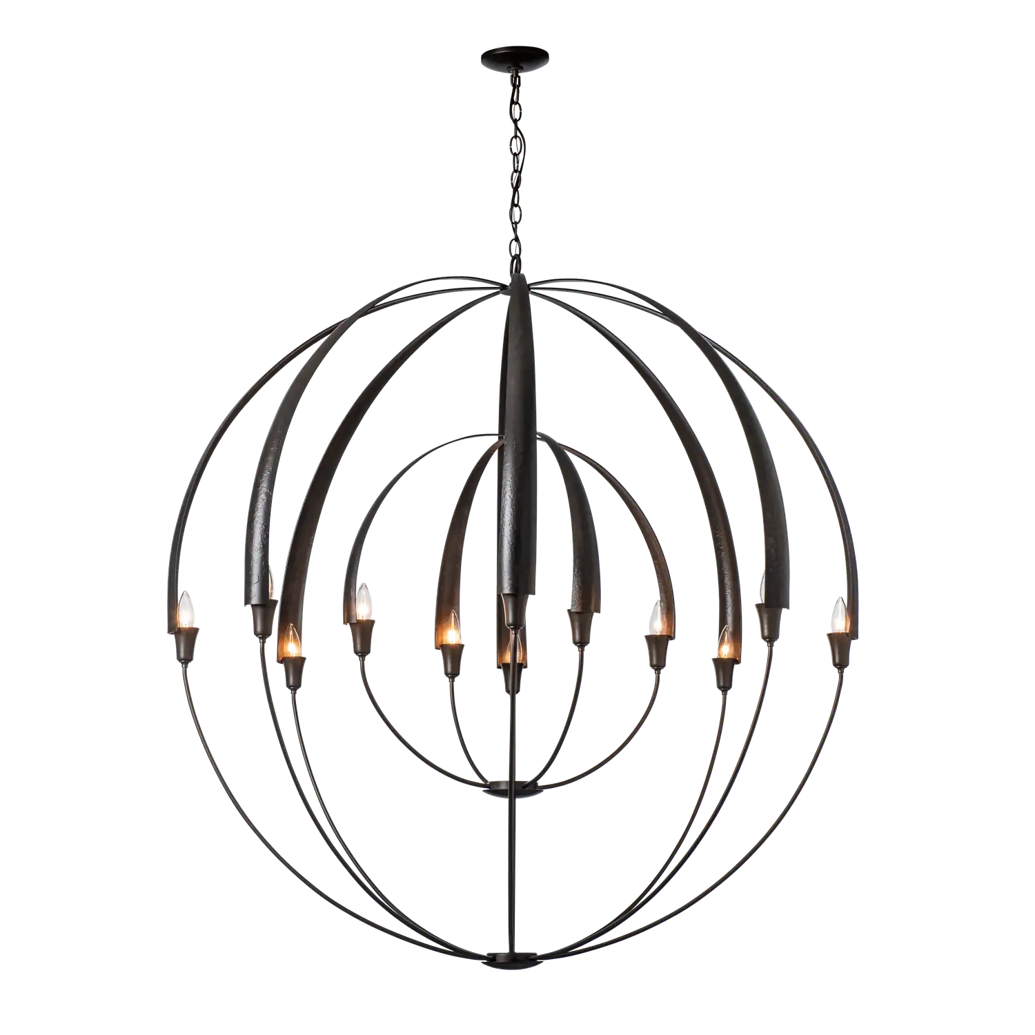 Hubbardton Forge, DOUBLE CIRQUE SCALE CHANDELIER | 194248-1003, CHANDELIER LIGHT