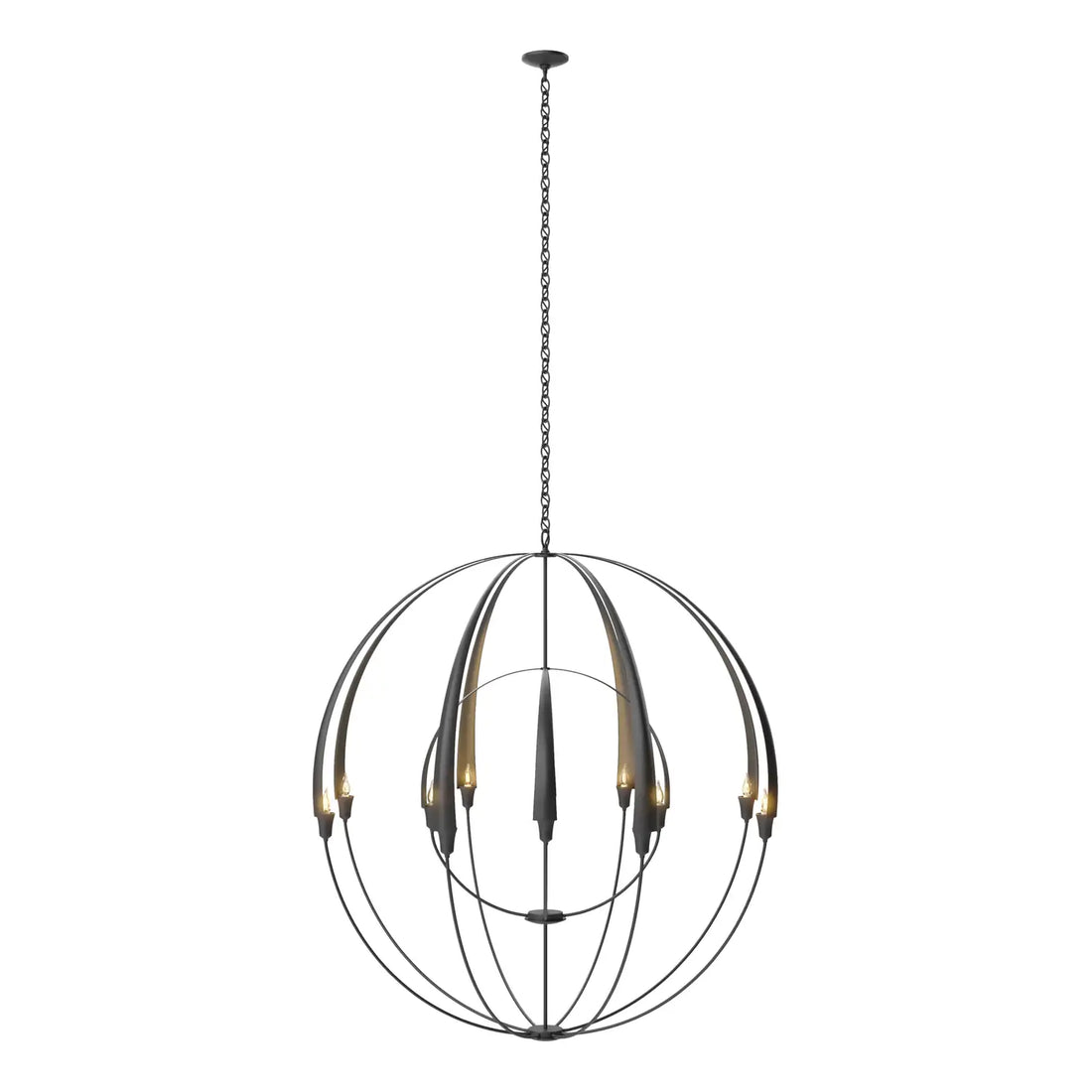 Hubbardton Forge, DOUBLE CIRQUE SCALE CHANDELIER | 194248-1005, CHANDELIER LIGHT