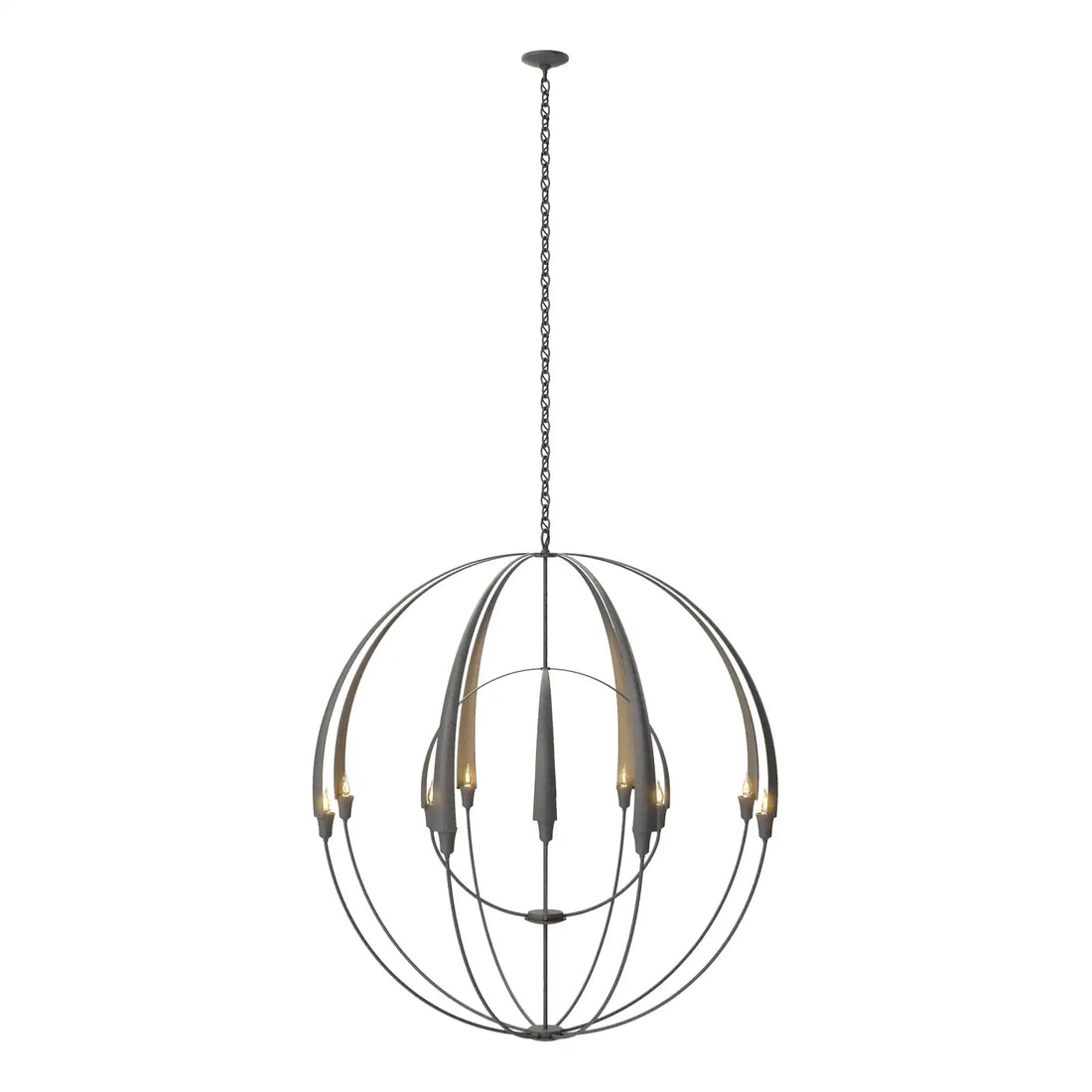 HUBBARDTON FORGE, DOUBLE CIRQUE SCALE CHANDELIER | 194248-1006, CHANDELIER LIGHT