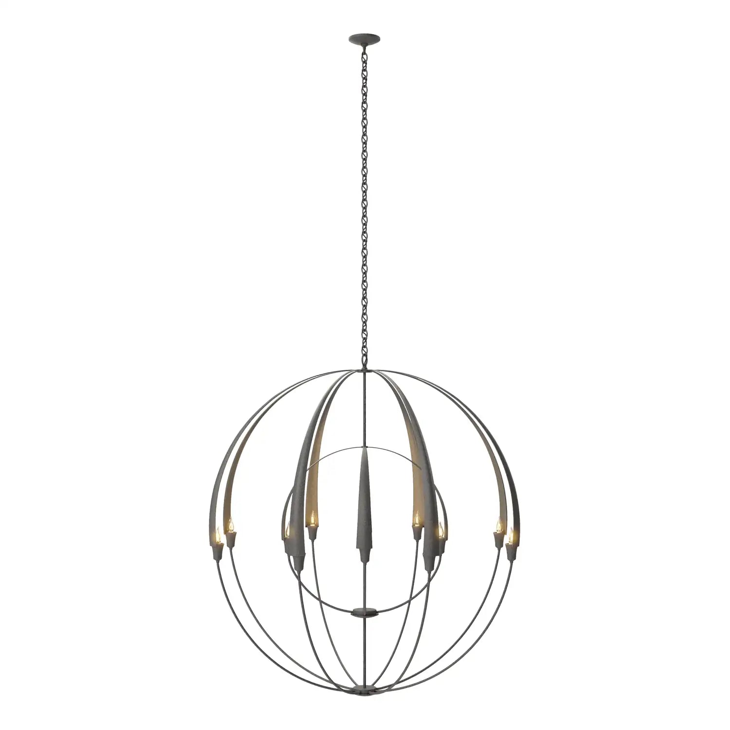 HUBBARDTON FORGE, DOUBLE CIRQUE SCALE CHANDELIER | 194248-1006, CHANDELIER LIGHT