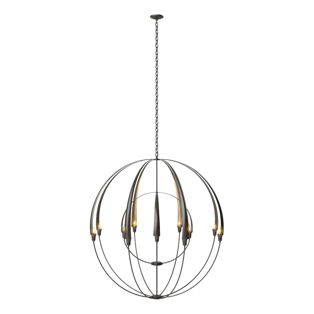 HUBBARDTON FORGE, DOUBLE CIRQUE SCALE CHANDELIER | 194248-1013, CHANDELIER LIGHT