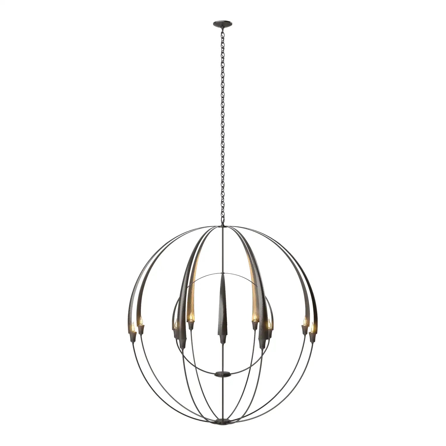 Hubbardton Forge, DOUBLE CIRQUE SCALE CHANDELIER | 194248-1013, CHANDELIER LIGHT