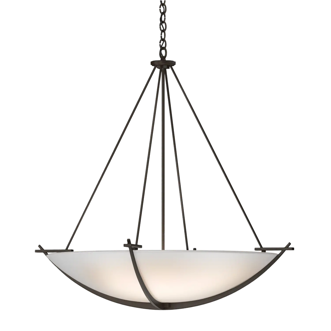 HUBBARDTON FORGE, COMPASS SCALE PENDANT | 194531-1002, CHANDELIER LIGHT
