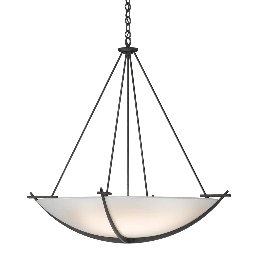 HUBBARDTON FORGE, COMPASS SCALE PENDANT | 194531-1010, CHANDELIER LIGHT