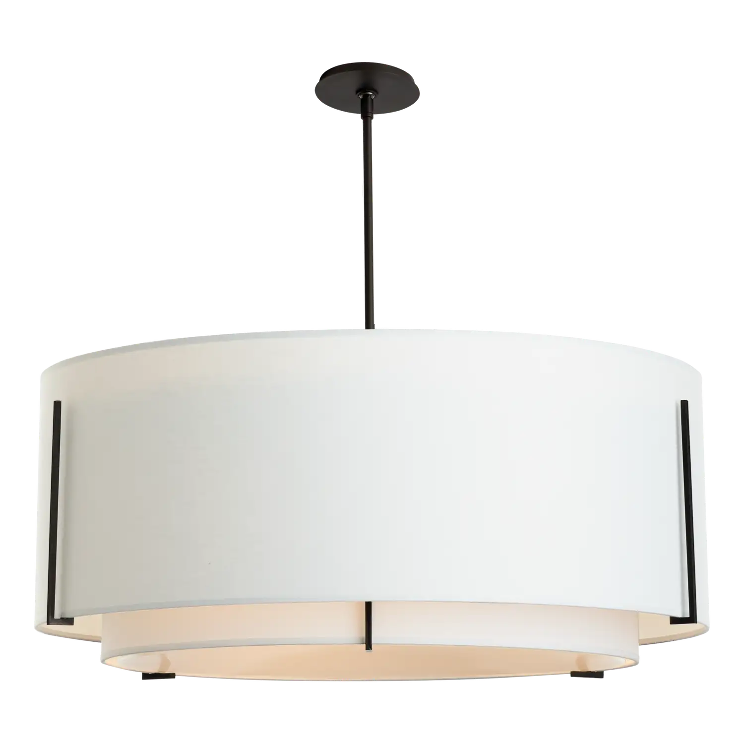 Hubbardton Forge, EXOS DOUBLE SHADE SCALE PENDANT | 194630-2057, CHANDELIER LIGHT