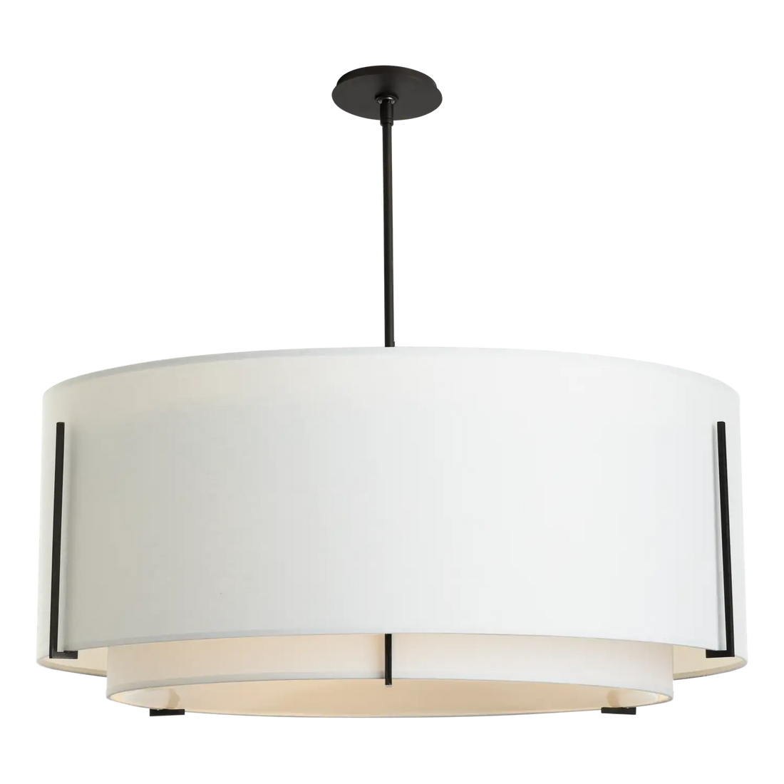 HUBBARDTON FORGE, EXOS DOUBLE SHADE SCALE PENDANT | 194636-2061, CHANDELIER LIGHT