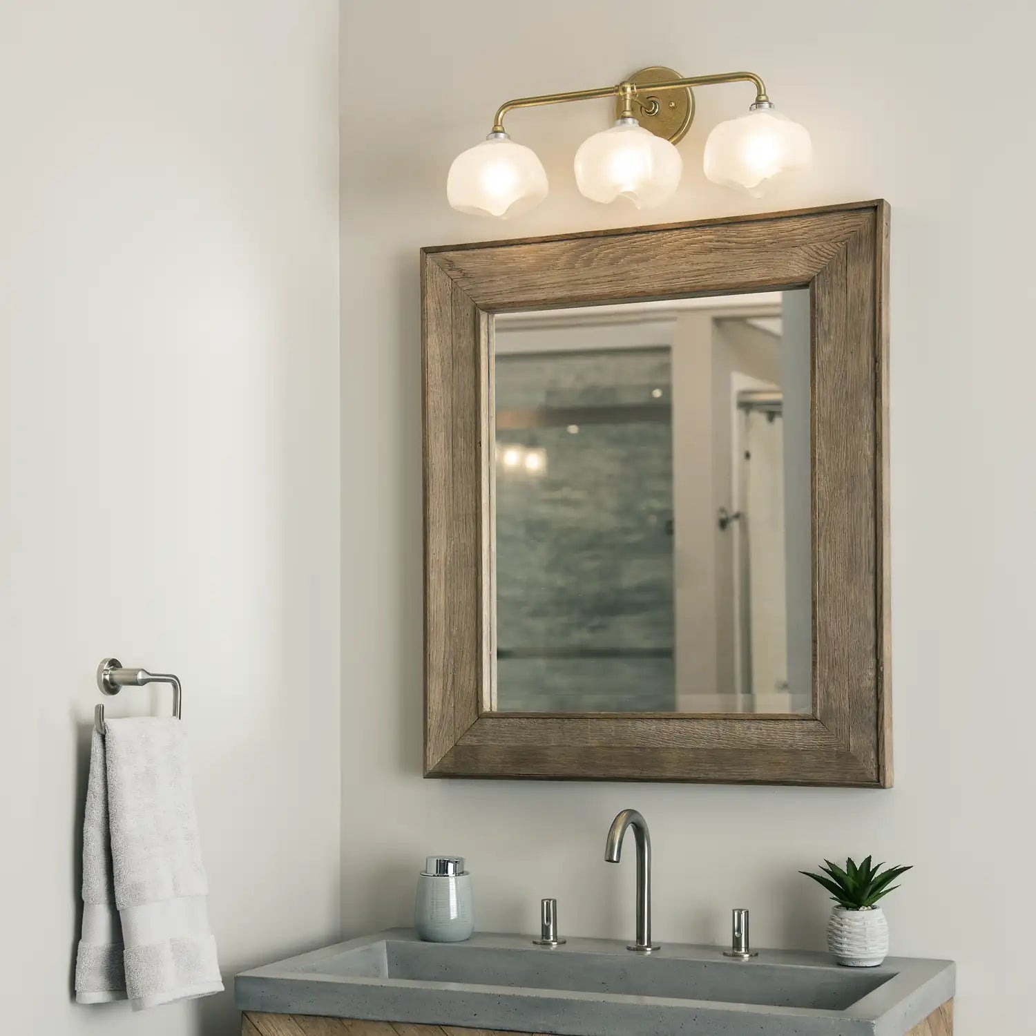 Hubbardton Forge, Ume Curved Arm Bath Sconce, WALL SCONCES