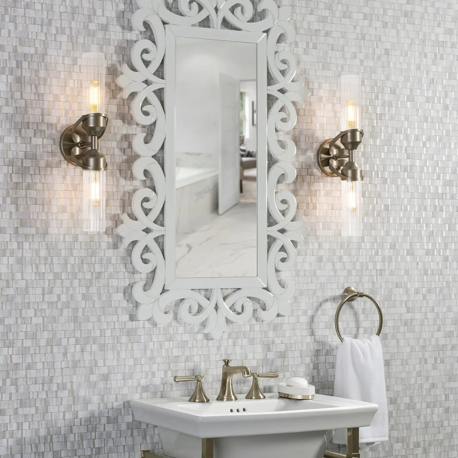 Hubbardton Forge, Bow Bath Sconce, WALL SCONCES