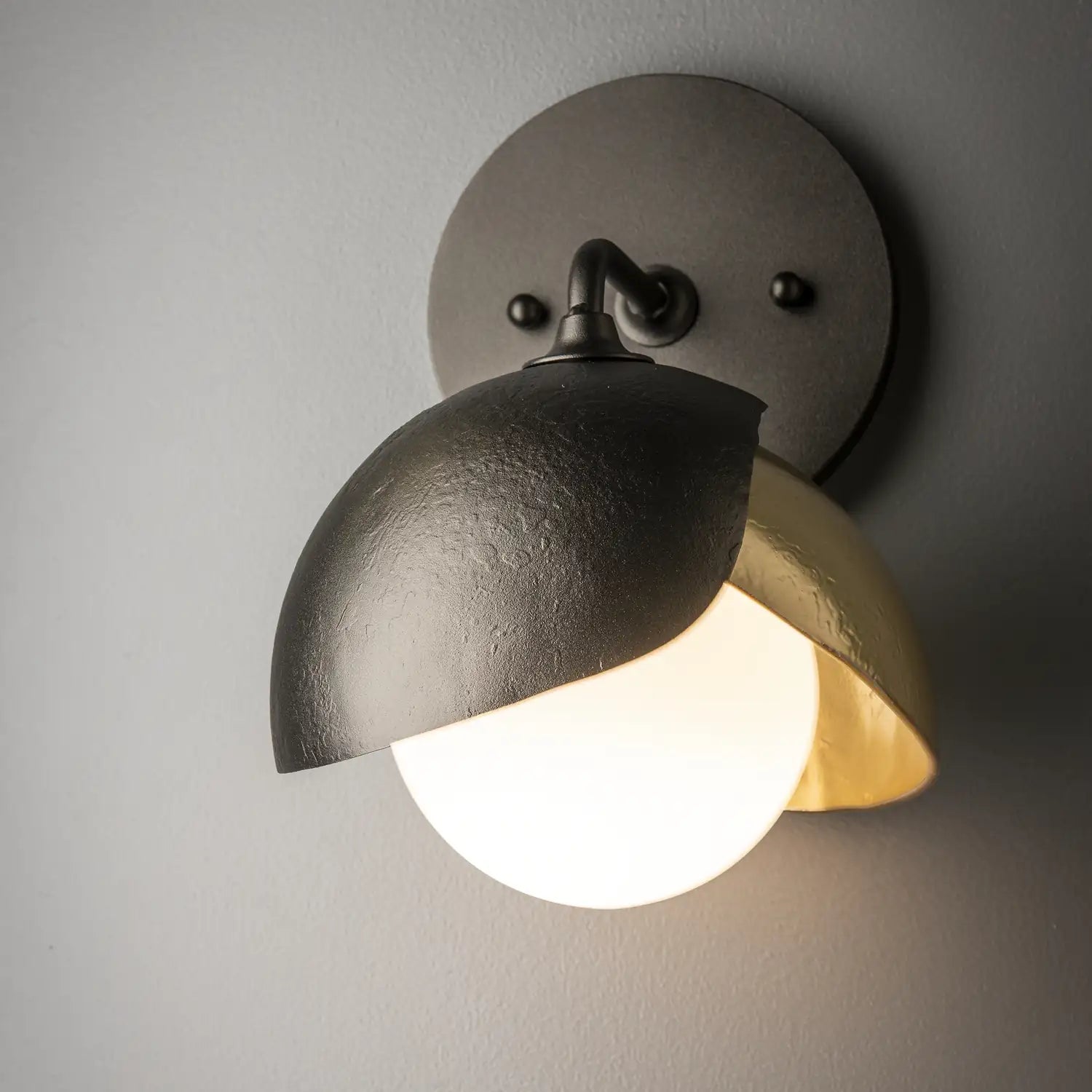 Hubbardton Forge, Brooklyn Double Shade Bath Sconce, WALL SCONCES