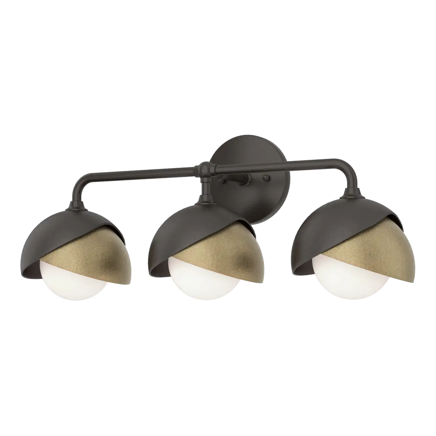 Hubbardton Forge, Brooklyn Double Shade Bath Sconce, WALL SCONCES