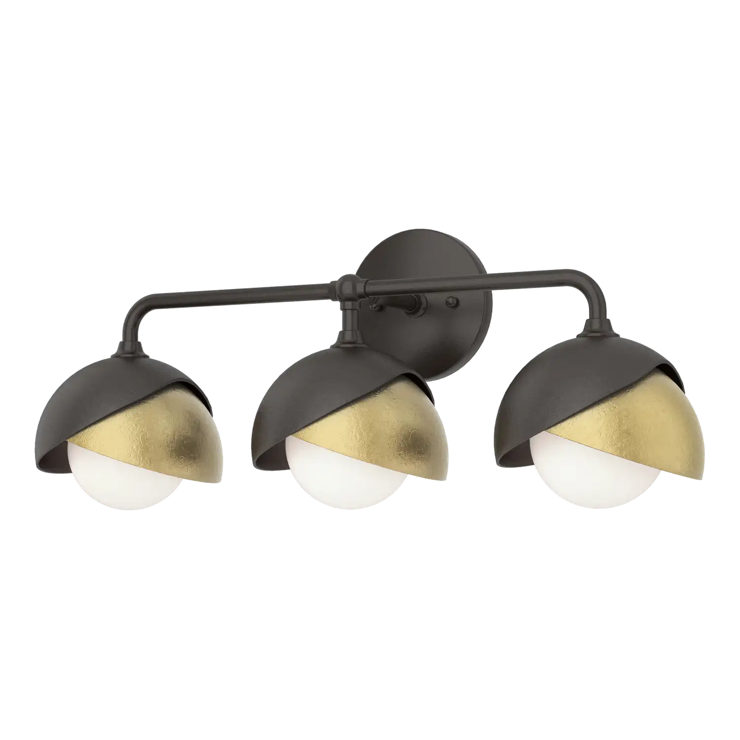 Hubbardton Forge, Brooklyn Double Shade Bath Sconce, WALL SCONCES