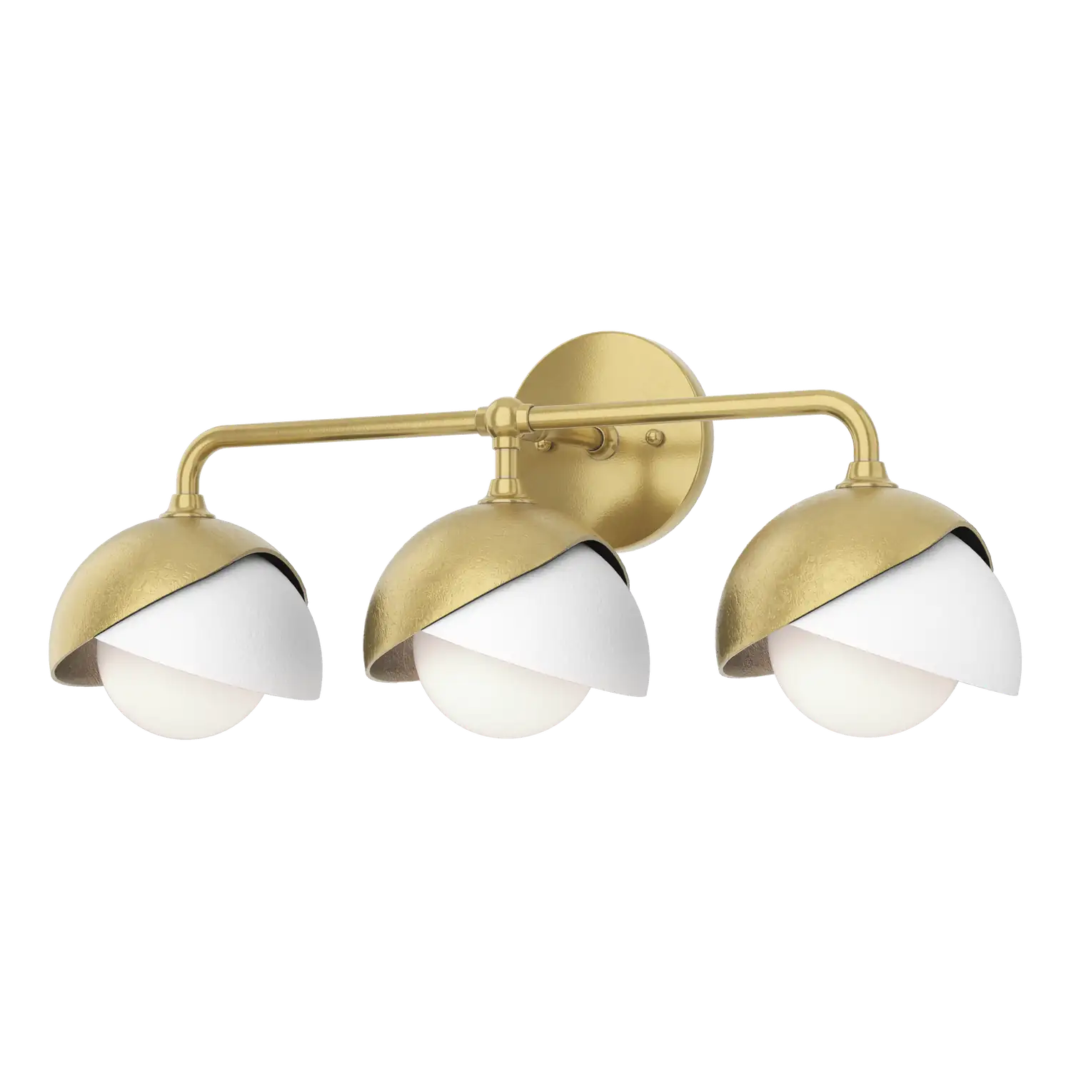 Hubbardton Forge, Brooklyn Double Shade Bath Sconce, WALL SCONCES
