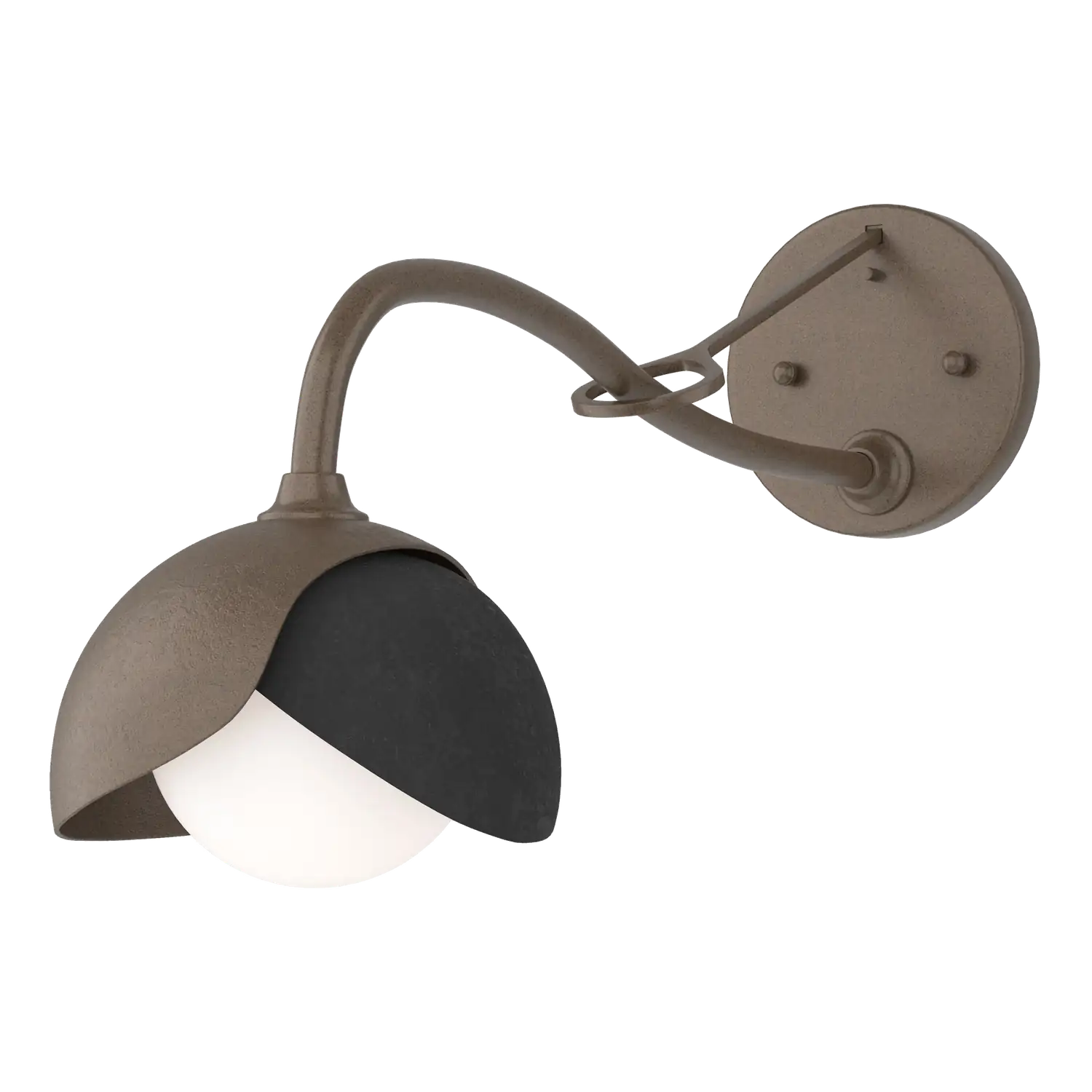Hubbardton Forge, Brooklyn Double Shade Long-Arm Sconce, WALL SCONCES