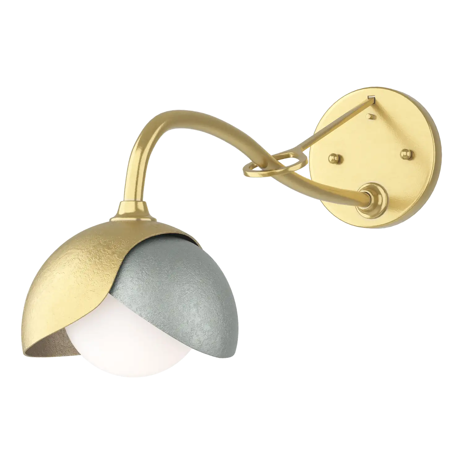Hubbardton Forge, Brooklyn Double Shade Long-Arm Sconce, WALL SCONCES