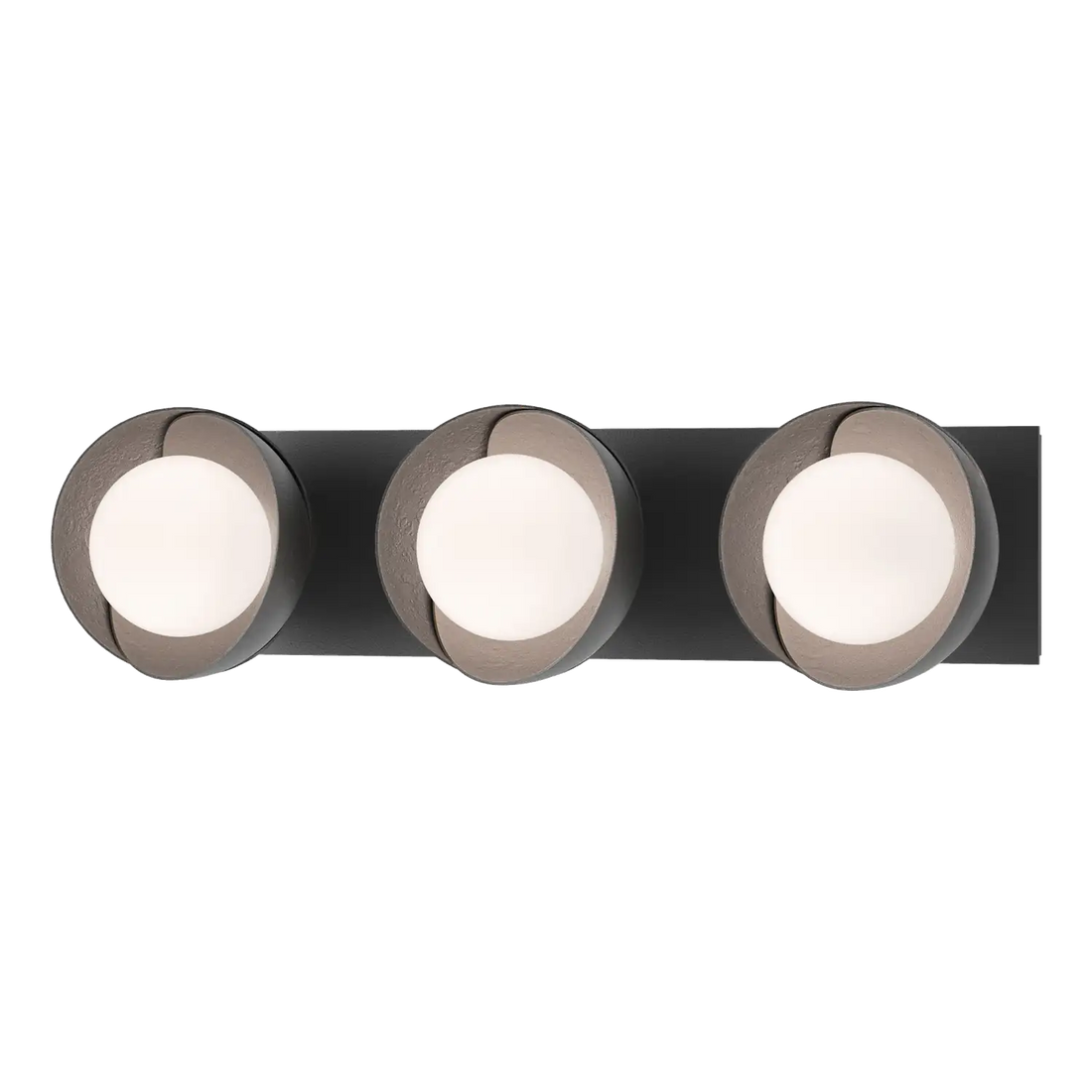 Hubbardton Forge, Brooklyn Straight Double Shade Bath Sconce, WALL SCONCES