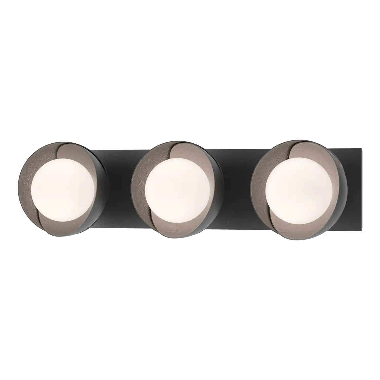 Hubbardton Forge, Brooklyn Straight Double Shade Bath Sconce, WALL SCONCES