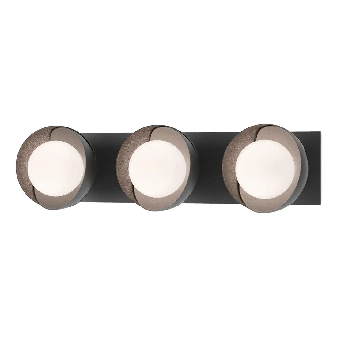 Hubbardton Forge, Brooklyn Straight Double Shade Bath Sconce, WALL SCONCES