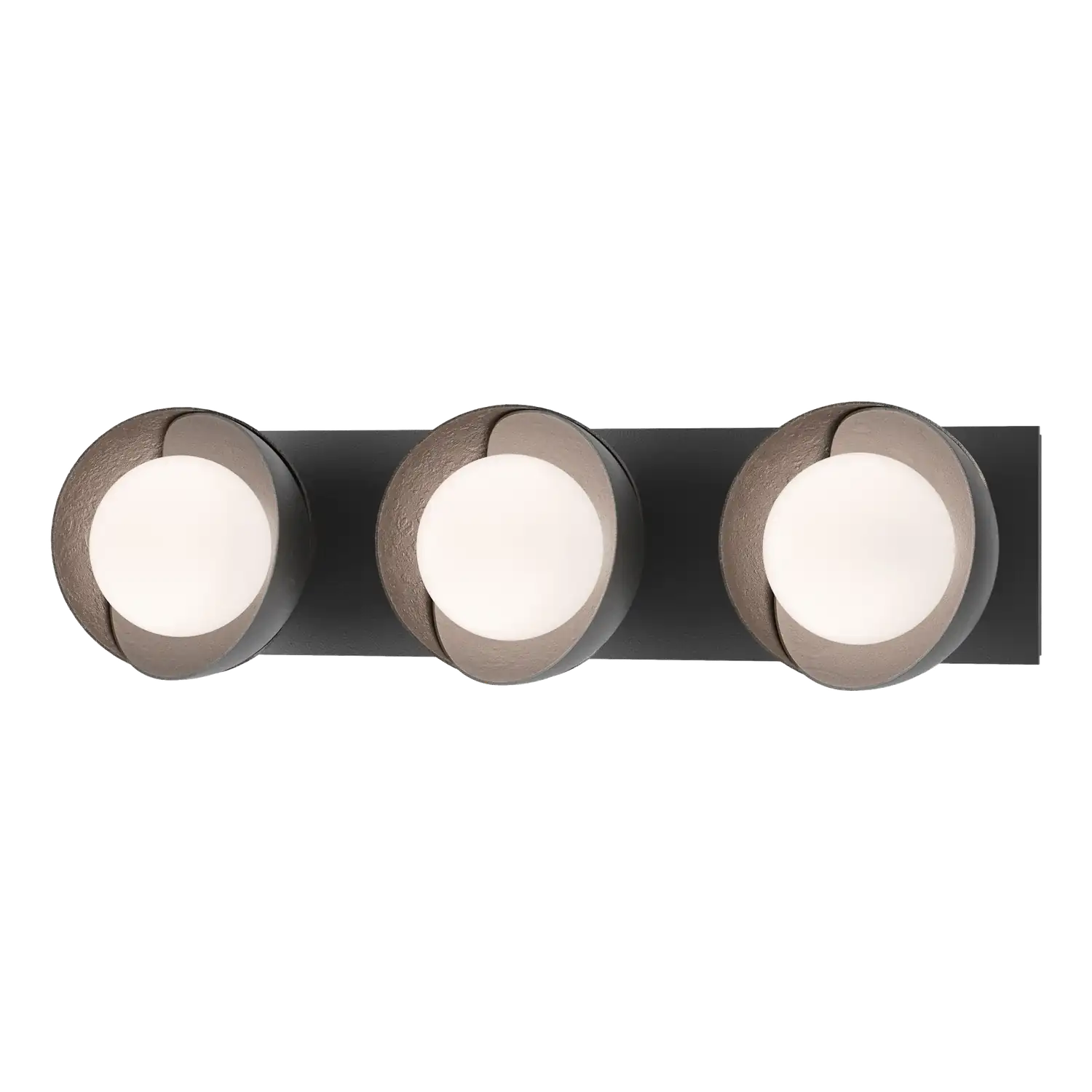 Hubbardton Forge, Brooklyn Straight Double Shade Bath Sconce, WALL SCONCES