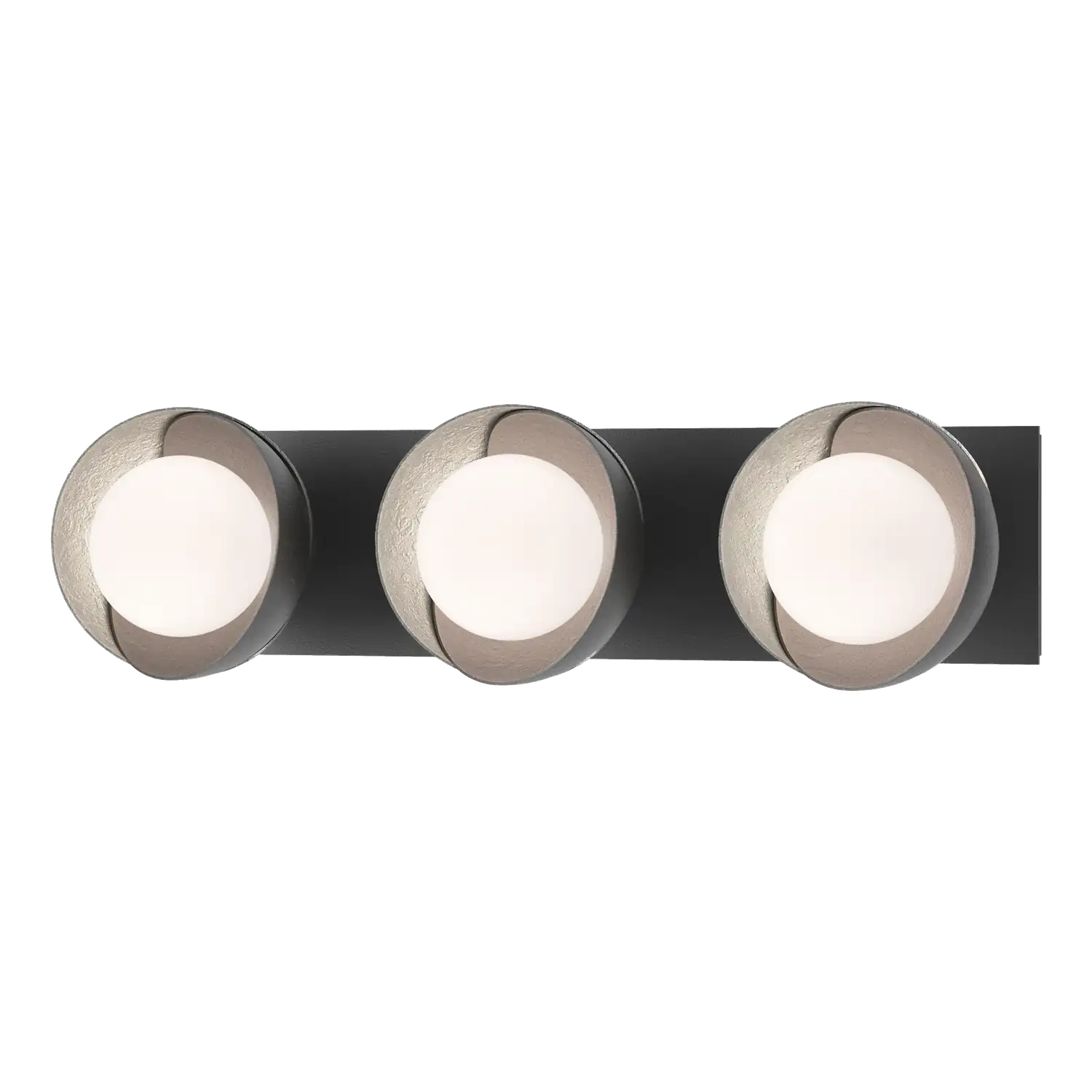 Hubbardton Forge, Brooklyn Straight Double Shade Bath Sconce, WALL SCONCES