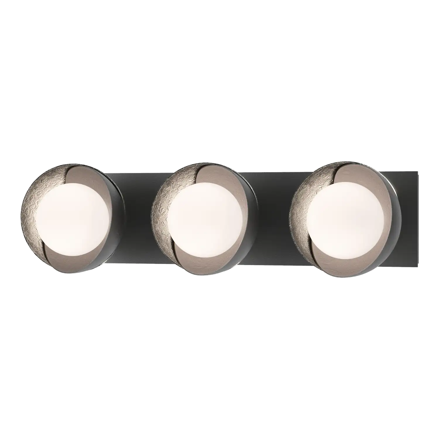 Hubbardton Forge, Brooklyn Straight Double Shade Bath Sconce, WALL SCONCES