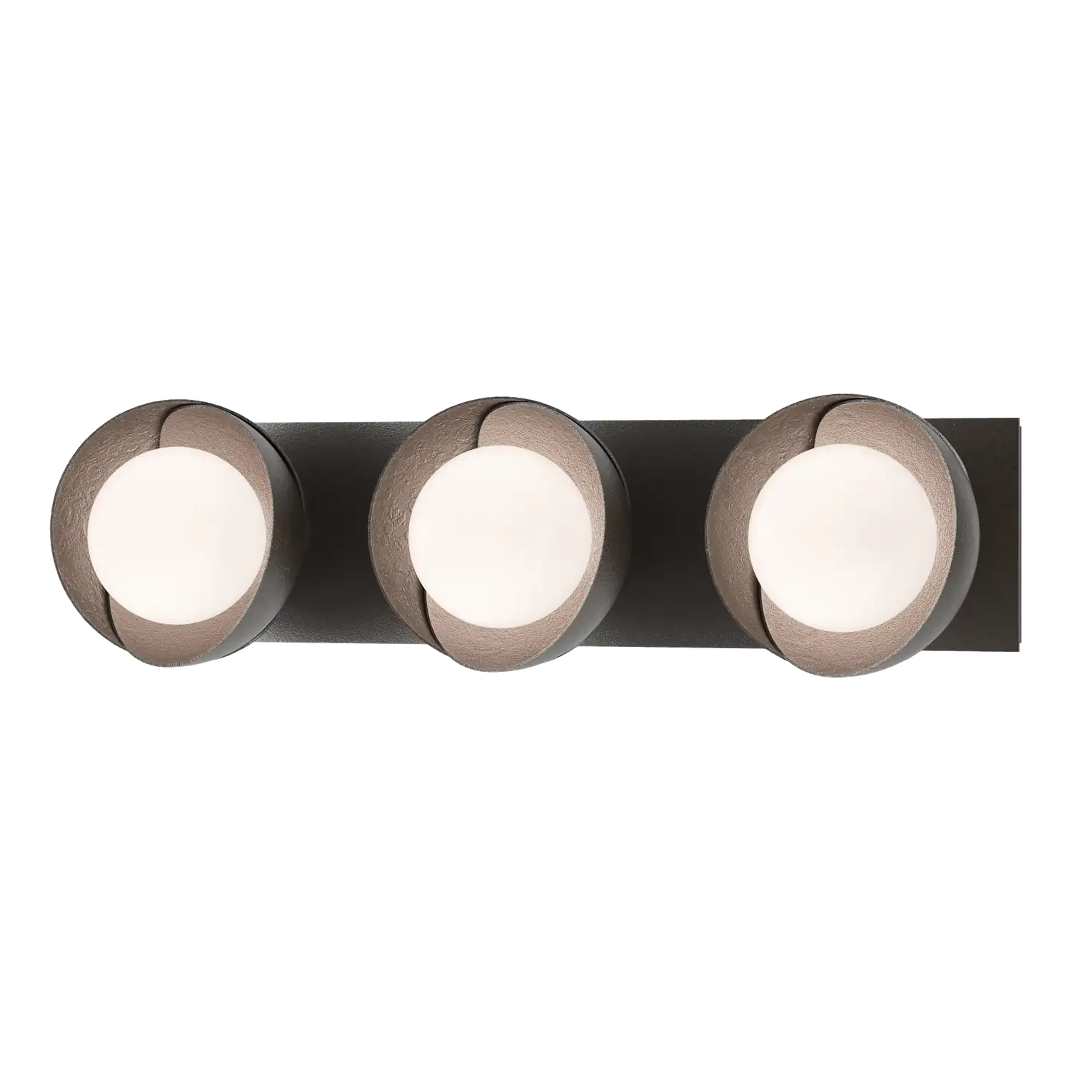 Hubbardton Forge, Brooklyn Straight Double Shade Bath Sconce, WALL SCONCES