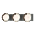 Hubbardton Forge, Brooklyn Straight Double Shade Bath Sconce, WALL SCONCES