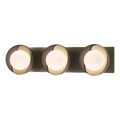 Hubbardton Forge, Brooklyn Straight Double Shade Bath Sconce, WALL SCONCES