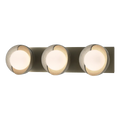 Hubbardton Forge, Brooklyn Straight Double Shade Bath Sconce, WALL SCONCES