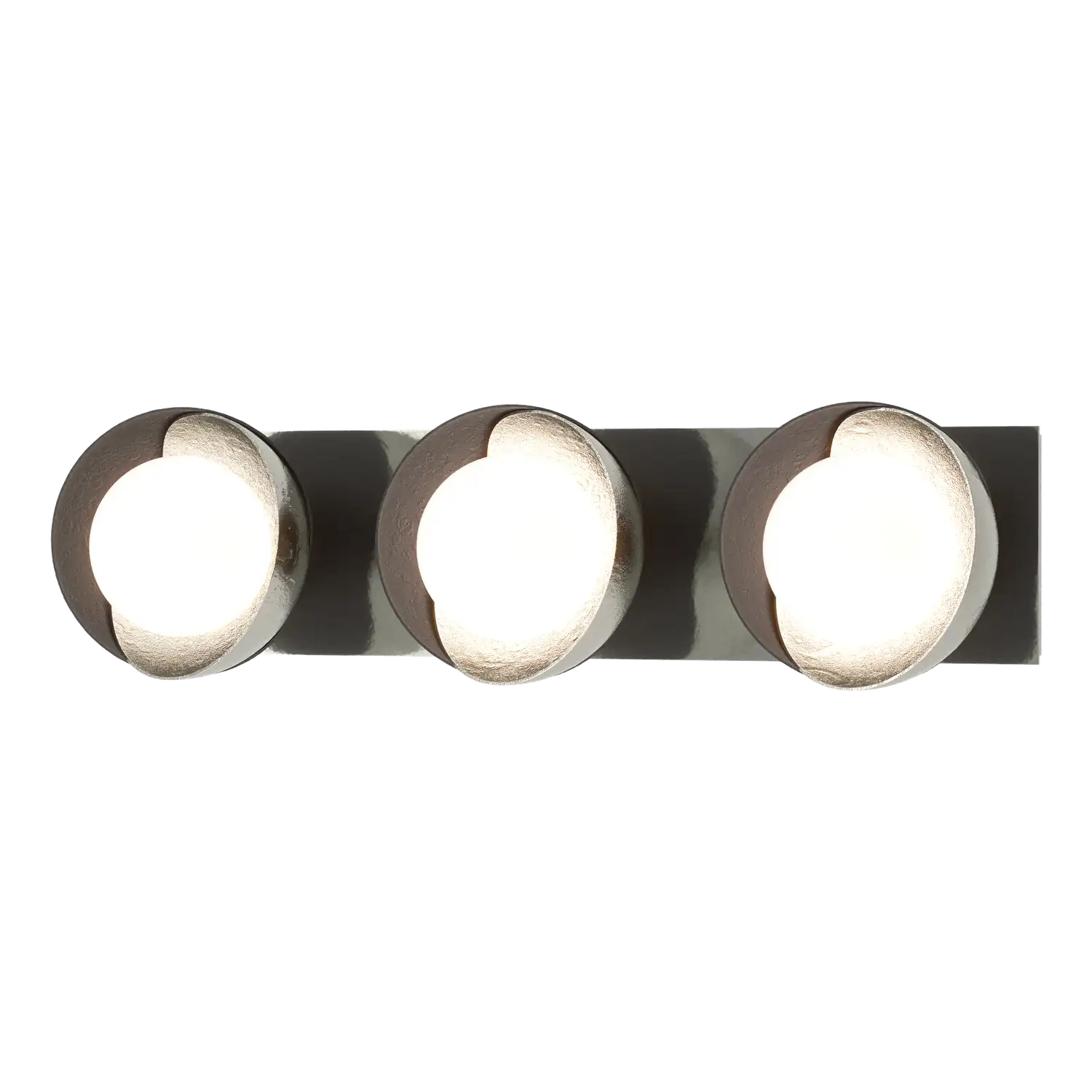 Hubbardton Forge, Brooklyn Straight Double Shade Bath Sconce, WALL SCONCES