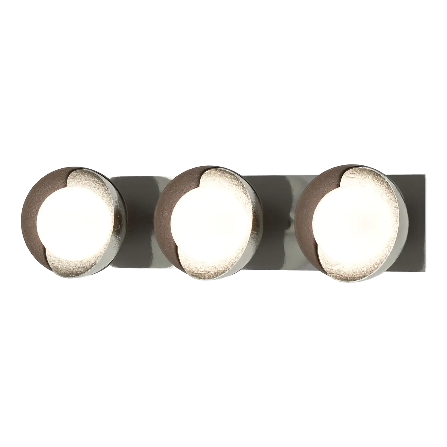 Hubbardton Forge, Brooklyn Straight Double Shade Bath Sconce, WALL SCONCES