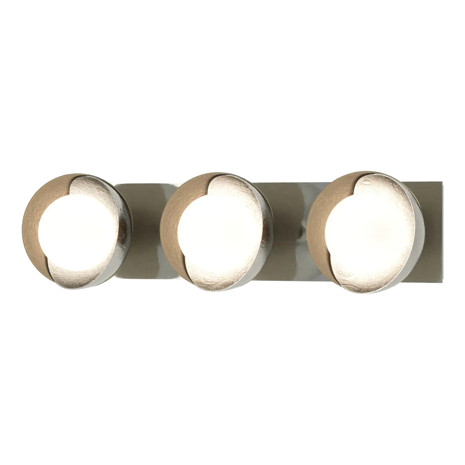 Hubbardton Forge, Brooklyn Straight Double Shade Bath Sconce, WALL SCONCES
