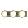 Hubbardton Forge, Brooklyn Straight Double Shade Bath Sconce, WALL SCONCES