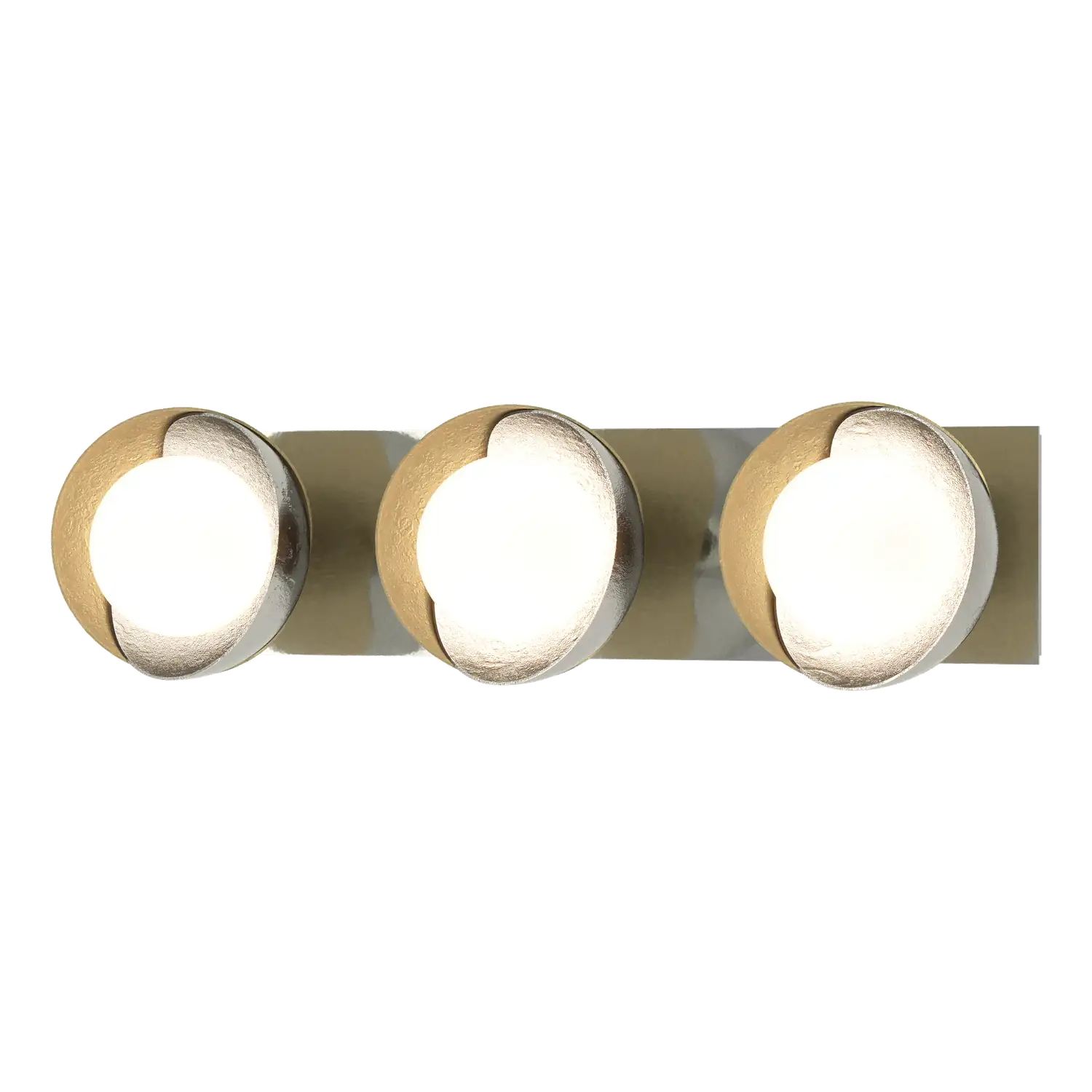 Hubbardton Forge, Brooklyn Straight Double Shade Bath Sconce, WALL SCONCES