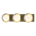 Hubbardton Forge, Brooklyn Straight Double Shade Bath Sconce, WALL SCONCES