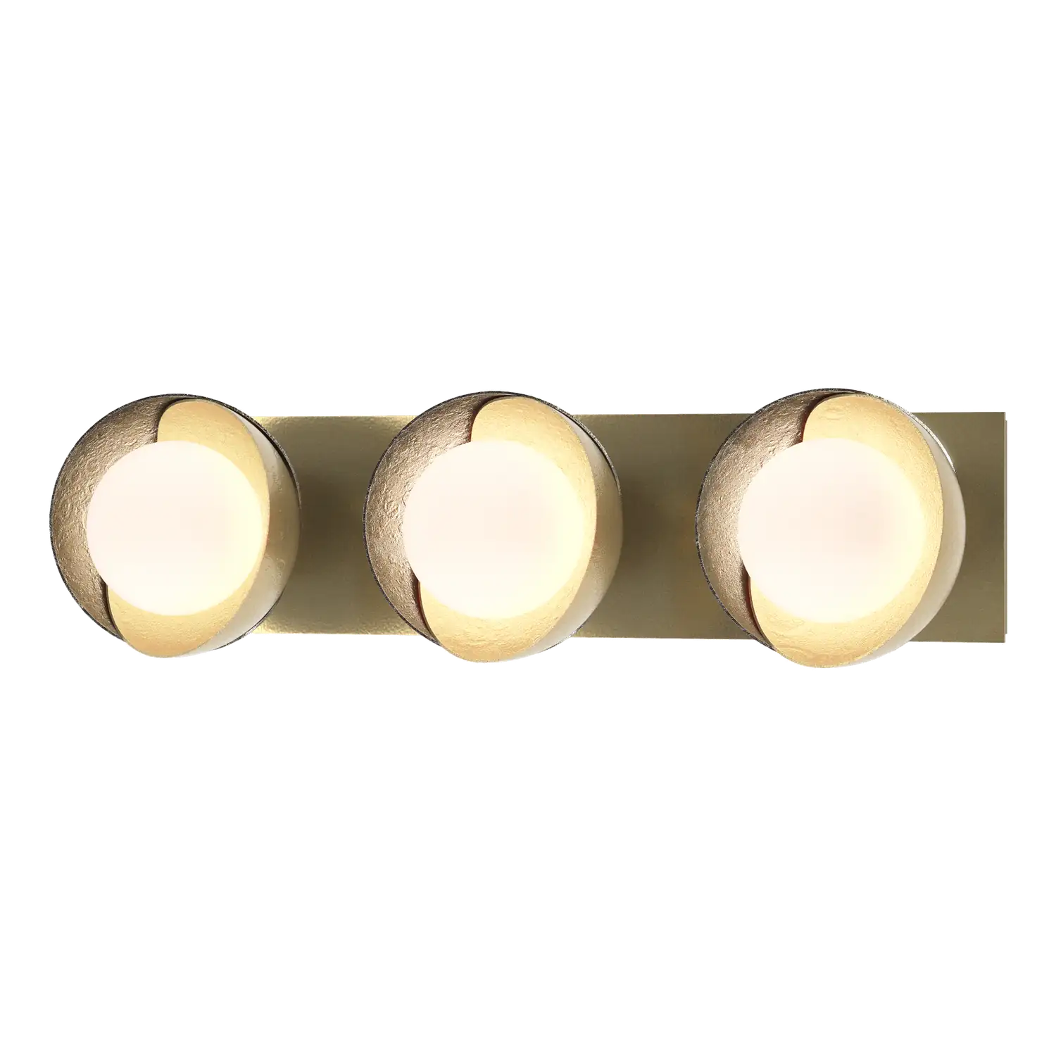 Hubbardton Forge, Brooklyn Straight Double Shade Bath Sconce, WALL SCONCES