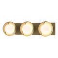 Hubbardton Forge, Brooklyn Straight Double Shade Bath Sconce, WALL SCONCES