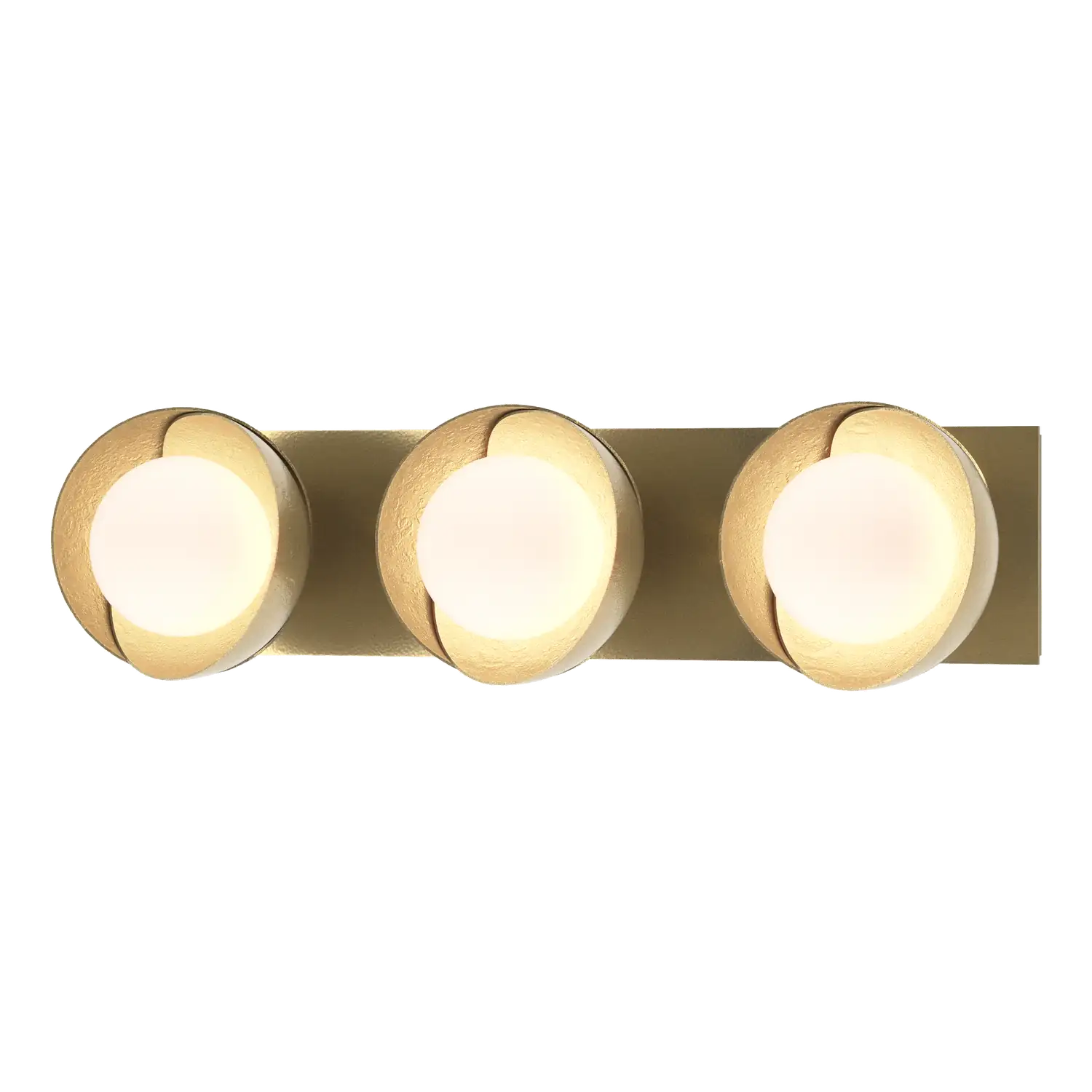 Hubbardton Forge, Brooklyn Straight Double Shade Bath Sconce, WALL SCONCES