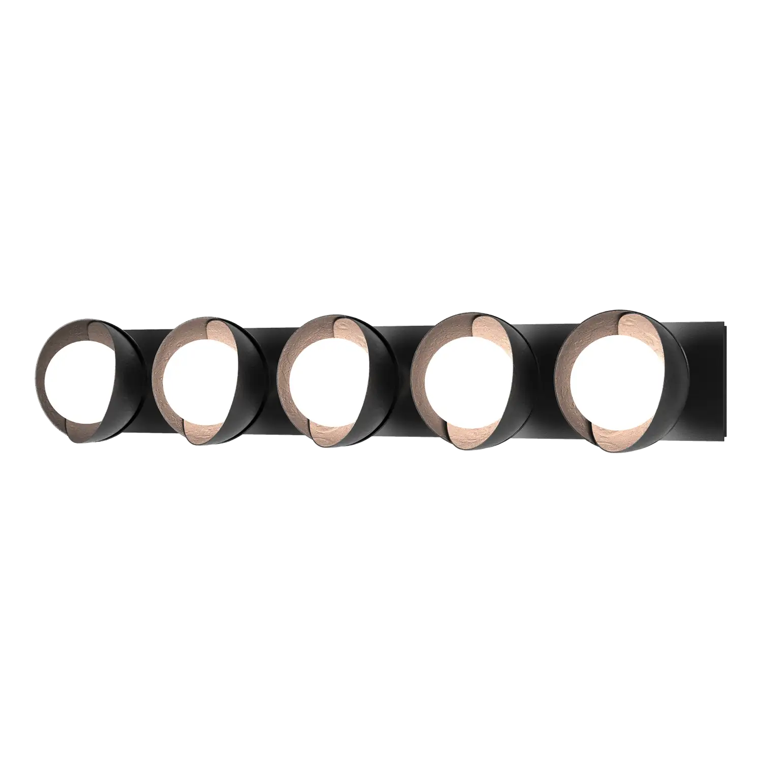 Hubbardton Forge, Brooklyn Straight Double Shade Bath Sconce, WALL SCONCES