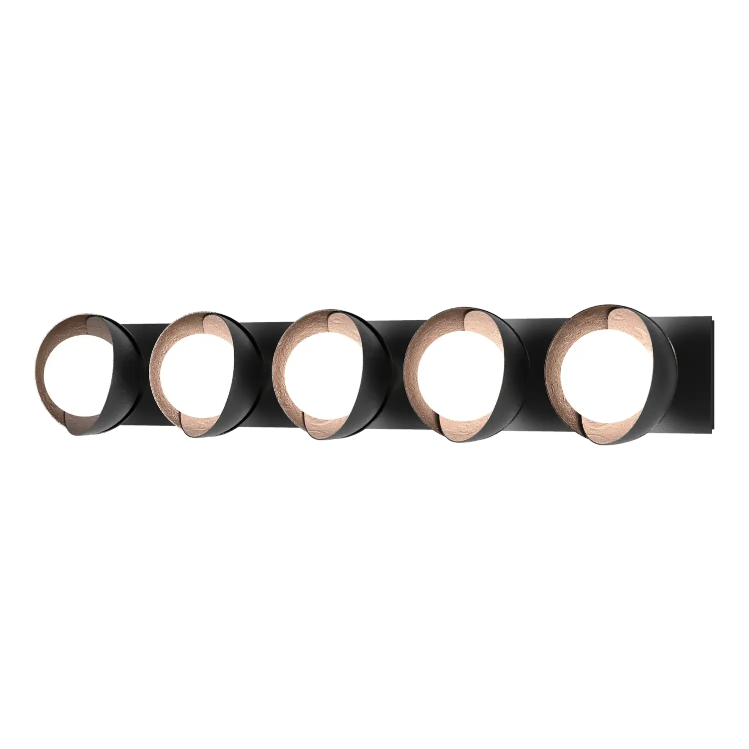 Hubbardton Forge, Brooklyn Straight Double Shade Bath Sconce, WALL SCONCES