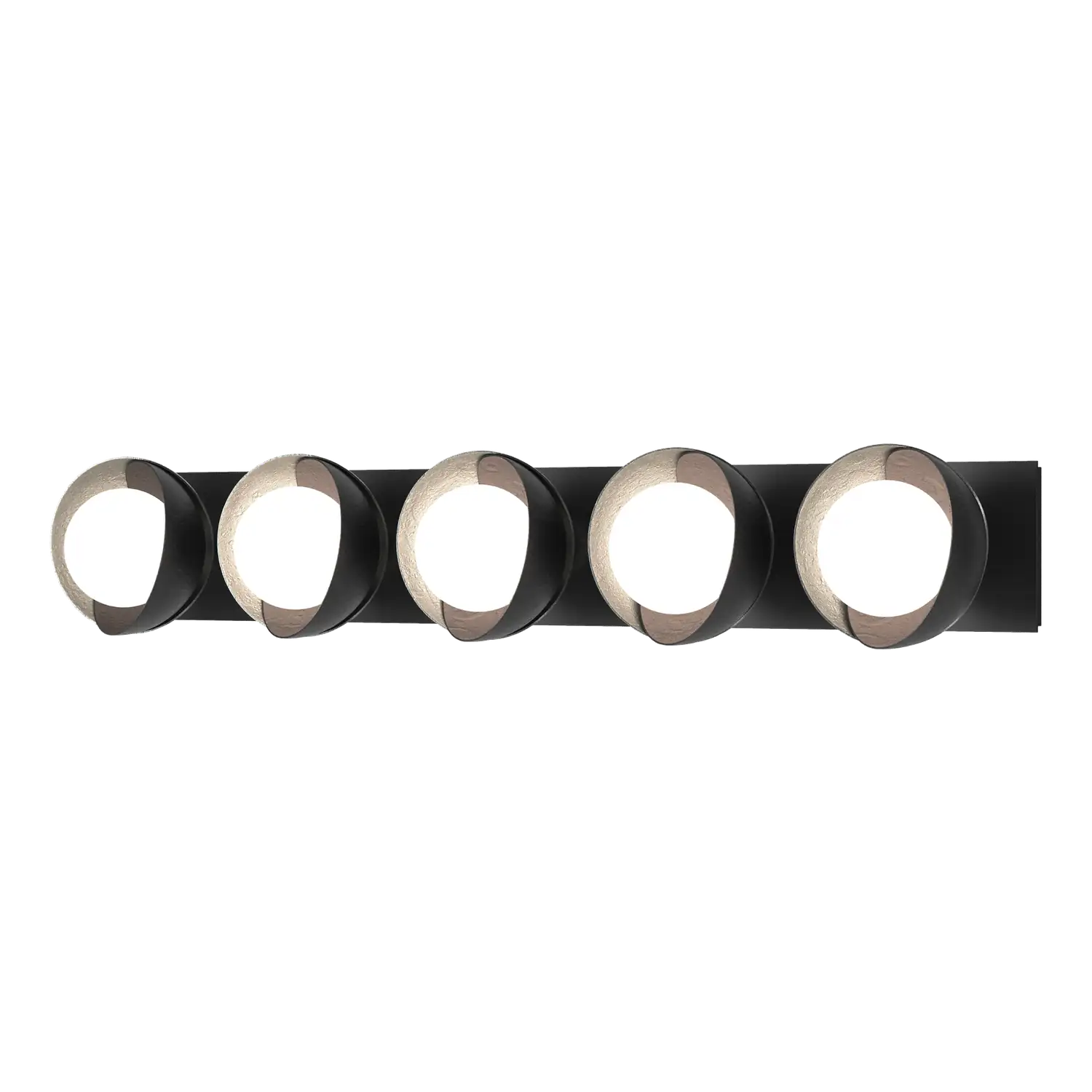 Hubbardton Forge, Brooklyn Straight Double Shade Bath Sconce, WALL SCONCES
