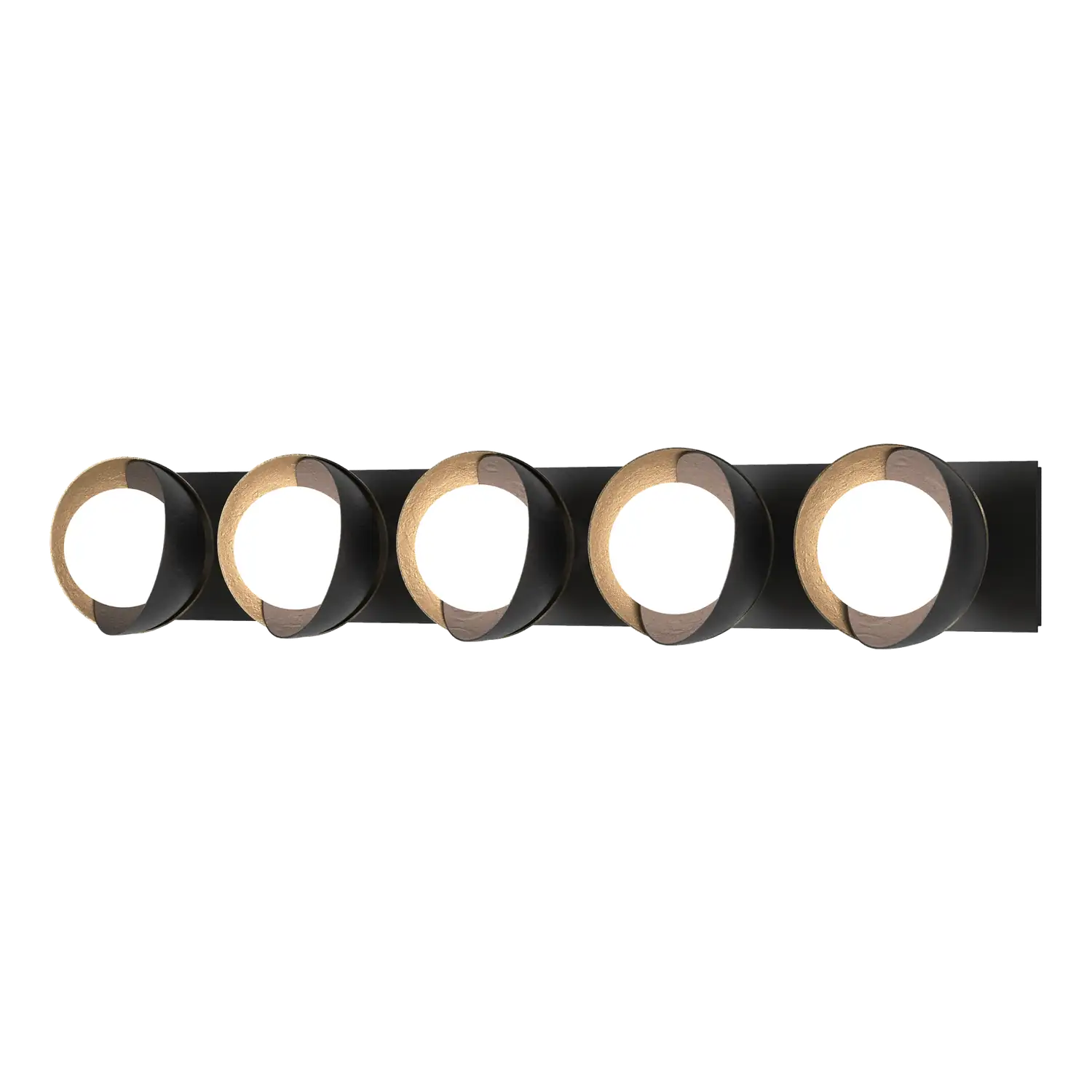 Hubbardton Forge, Brooklyn Straight Double Shade Bath Sconce, WALL SCONCES