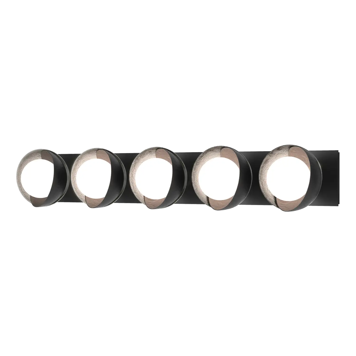 Hubbardton Forge, Brooklyn Straight Double Shade Bath Sconce, WALL SCONCES