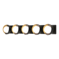 Hubbardton Forge, Brooklyn Straight Double Shade Bath Sconce, WALL SCONCES
