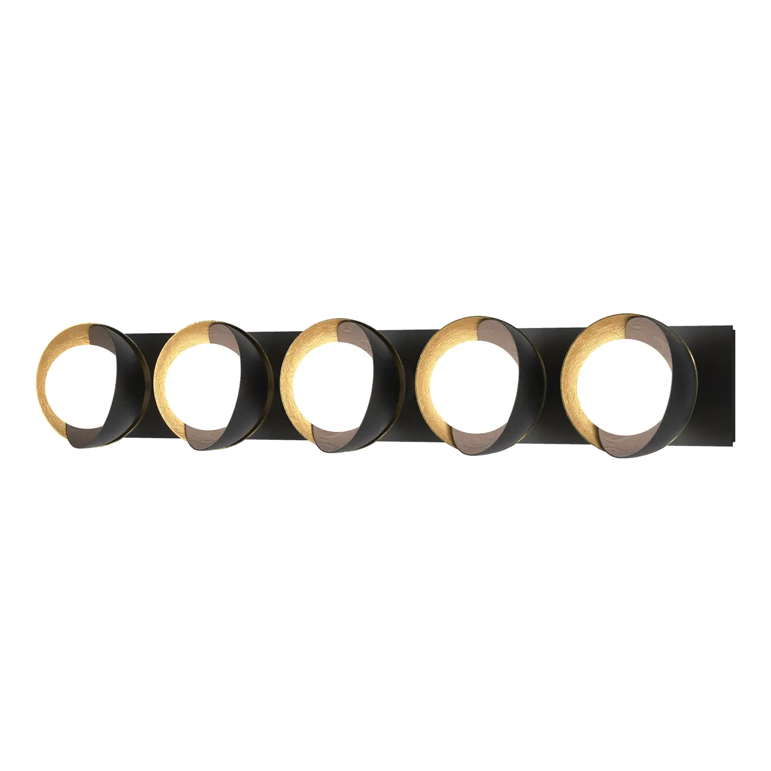 Hubbardton Forge, Brooklyn Straight Double Shade Bath Sconce, WALL SCONCES