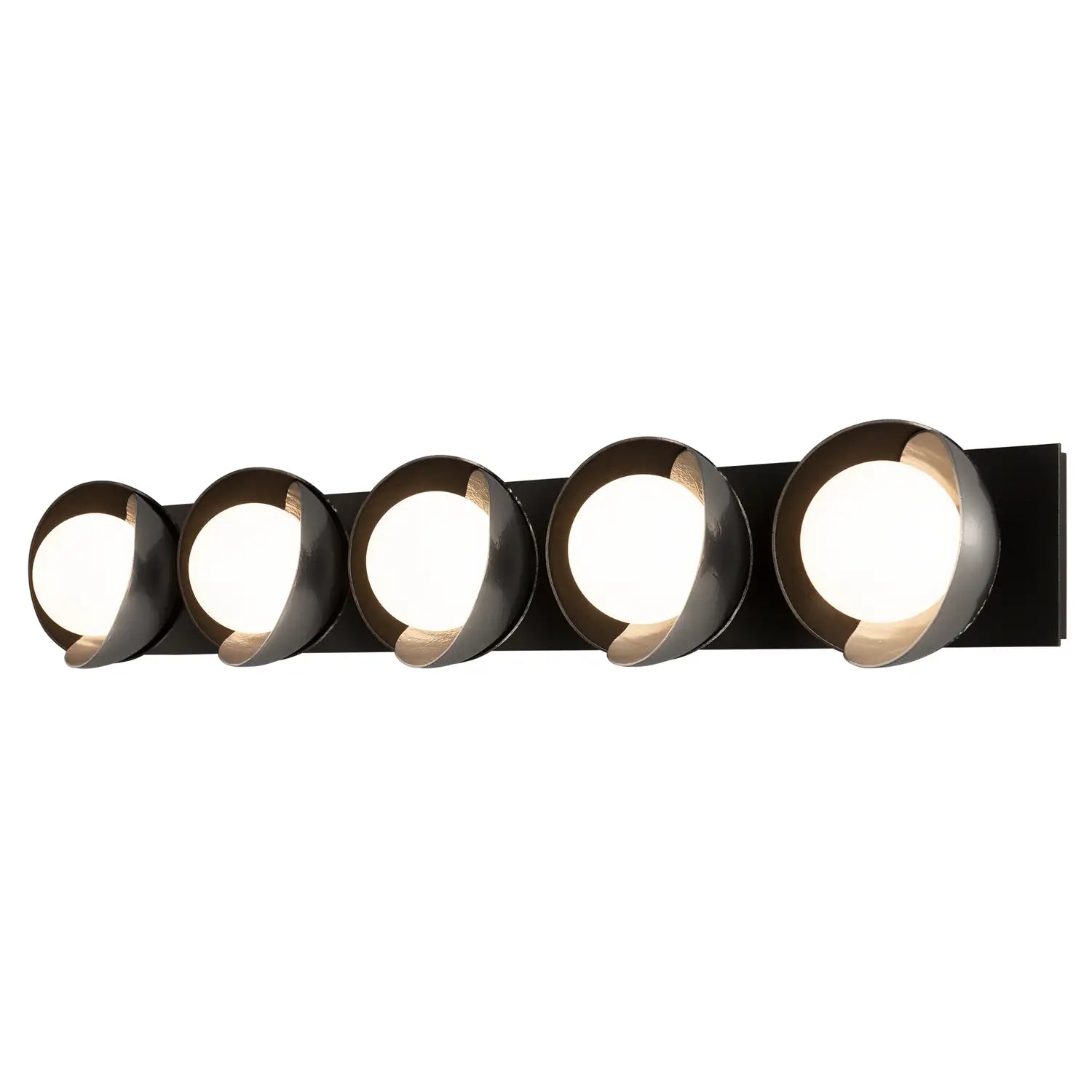 Hubbardton Forge, Brooklyn Straight Double Shade Bath Sconce, WALL SCONCES